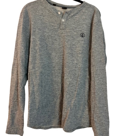 Volcom Men’s Large Long Sleeve in Grey - Picture 2 of 4